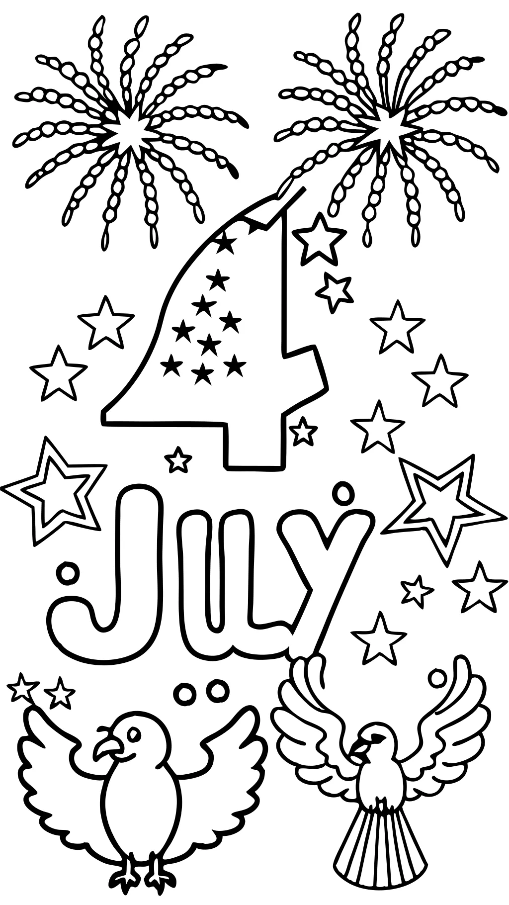 4th of july coloring pages for adults